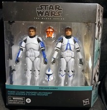 Star Wars Clone Wars Black Series P1 Clone & 332nd Trooper 6 inch Figure NEW