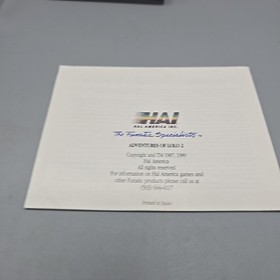 Adventures of Lolo 2 (Nintendo Entertainment System NES) Complete W/ Manual CIB 