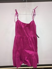 Adrianna Papell Women's Strapless Taffeta Dress, Bright Magenta