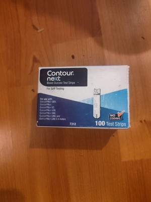 Contour Next Diabetic Blood Glucose Test Strips - 100 exp 10/31/2026