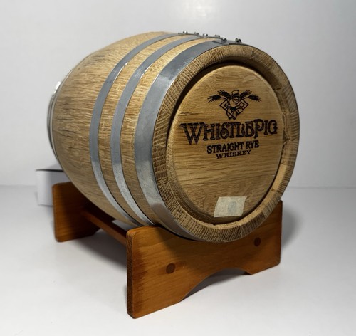 WhistlePig Rye Whiskey 10L Oak Barrel - RARE - NEW