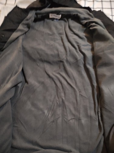 Magellan Outdoors MENS L Hooded Jacket FLEECE LINED ZIP WATER WIND RESISTANT - Picture 5 of 5
