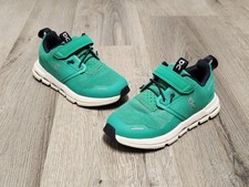 On Cloud Play Running Shoes Unisex Size Kids K11.5 Mint/Acai Green Speed Laces