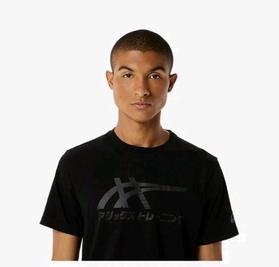 Asics 2031D123 Tiger Tee 001 Performance Black/Graphite Grey Training Herren, XL
