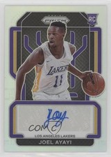 2021-22 Panini Prizm Rookie Signatures Silver Prizm Joel Ayayi #RS-JOE Auto 1yj
