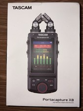 TASCAM Portacapture X8 High-Resolution Multi-Track Handheld Recorder - Black