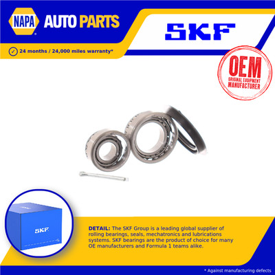 Wheel Bearing Kit fits DAEWOO NEXIA 19 1.5 Rear 1995 SKF 02667886 Quality New