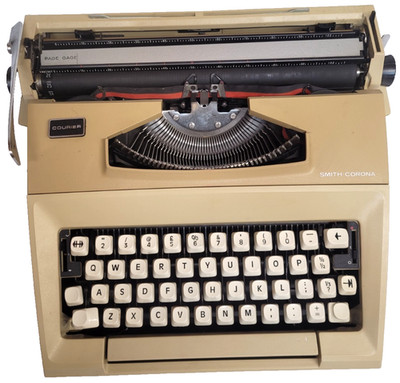 Smith-Corona Kurier Schreibmaschine Vintage ungetestet Ersatzteile & Reparaturen