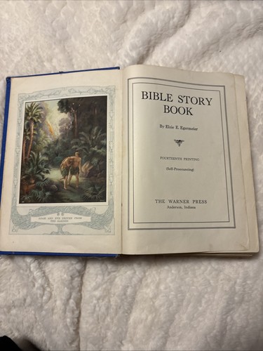 Egermeiers Bibel Geschichtenbuch Copyright 1934 14. Druck Hardcover Vintage - Bild 4 von 4