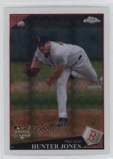 2009 Topps Chrome X-Fractor Hunter Jones #210 14lm