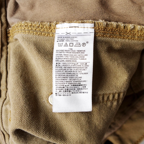 Banana Republic Pants Mens 32x30 Double Knee Carpenter Workwear Beige Tan Copper - Picture 15 of 17