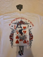 Sullen Art Collective Perfect 10 T Shirt M White  ( US Medium) 55cm