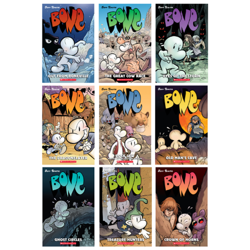 Bone Books 1-9 Collection Set Graphic Novels Jeff Smith - NEW (Free P+P ...