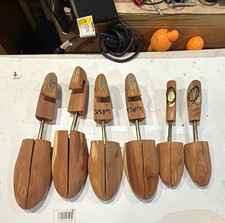 Nordstrom Wood Adjustable Shoe Trees Lot of 6 Split-Toe Mixed Styles