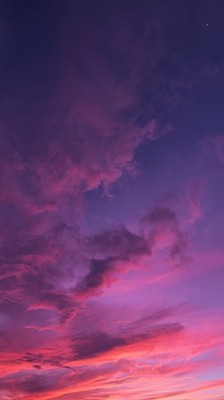 Purple Dusk Sky Aesthetic Phone Wallpaper Sunset Background HD