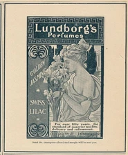 Magazine Ad - 1903 - Lundborg's Perfume - Ladd & Coffin, NY and London