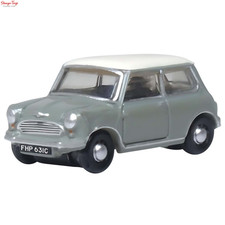 Oxford Diecast Classic Mini Tweed Grey/OEW 1:148 N Gauge