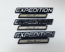Oem 1997-2002 Ford Expedition Eddie Bauer Emblem Set Of 3 Missing Tabs