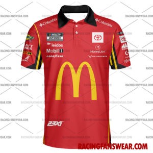 Darrell Wallace Jr Nascar Racing 2024 23XI Racing McDonalds Hawaiian Shirt- Polo