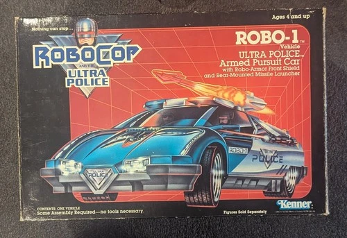 Vintage 1988 Kenner Orion 10" Robocop Ultra Police Robo-1 Armored Pursuit Car