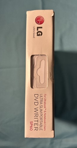 LG External DVD-WRITER Black Ultra-Slim Portable SP60 DVDRW NEW Sealed - Afbeelding 5 van 6
