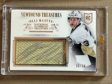 Olli Maatta Auto National Newfound Treasures Rookie 2013-14 30/50 Jersey