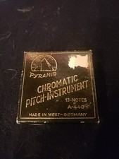 Vintage Piramida Chromatyczny instrument skokowy 13 nut A-440 Niemcy Zachodnie