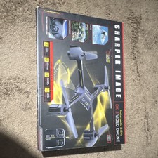 Sharper Image DX-3 Video Drone Quadcopter With Camera Auto Pilot Black Electric