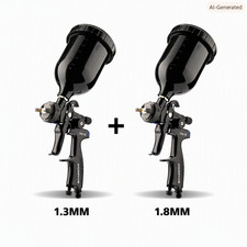 Spray Gun Bundle Porphis Phs-135 Mp 1.3mm And 1.8mm Automotive Spray Guns Spray Gun Bundle Porphis Phs-135 Mp 1.3mm And 1.8mm Automotive Spray Guns