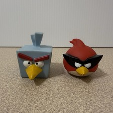Angry Birds Space Super Red Bird And Blue Ice Bird Bird Figures