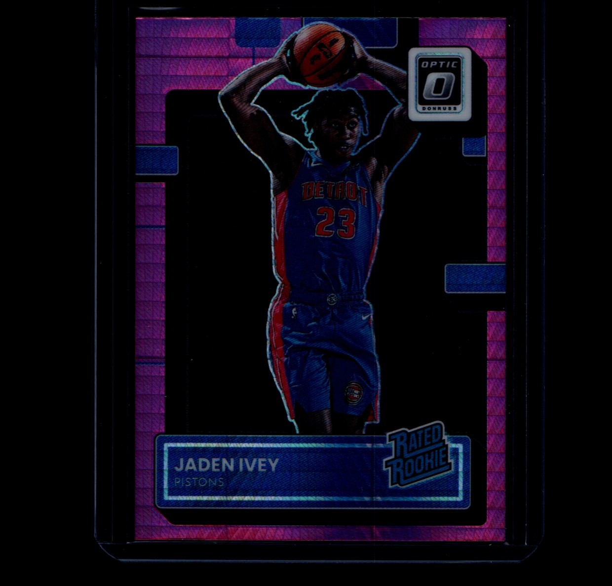 2022-23 Panini Donruss Optic - Jaden Ivey #241 Pink Hyper Prizm (RC)