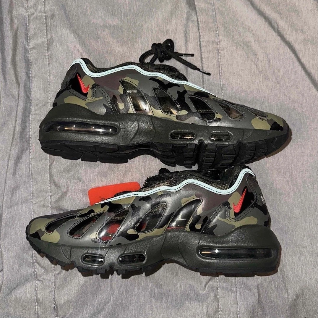 Supreme x Nike Air Max 96 Camo for Sale | Authenticity Guaranteed