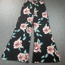 Show Me Your Mumu Eli’s Trouser Floral Sheer Wide Leg Size Small Pants