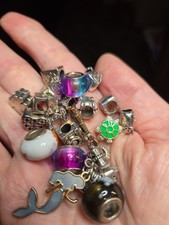 20 piece mixed Colorful bracelet jewelry making Charms