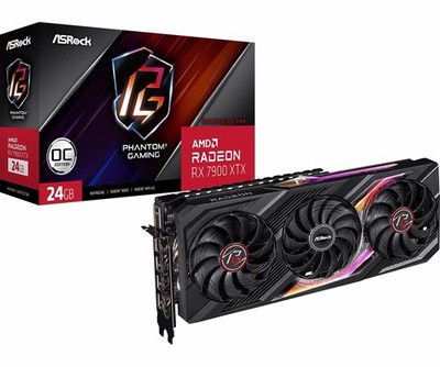 ASRock AMD Radeon RX 7900 XTX Phantom Gaming OC 24GB GDDR6 Grafikkarte