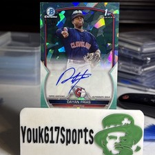 2023 Bowman Chrome Sapphire Dayan Frias Bowman 1st Aqua AUTO /99 Guardians