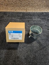  QTY 4 Eaton Crouse-Hinds 469 4" Screw Type Coupling EMT, Zinc Plated Steel