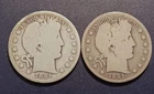 1894-S & 1895-S Barber Half Dollars