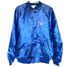 Vintage Nevada Palace Las Vegas Casino Satin Jacket Millennium 2000 XL USA Made