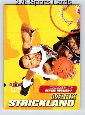 2000-01 Fleer Ultra - Mark Strickland #177 Denver Nuggets