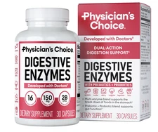 Physician's CHOICE Digestive Enzymes - Multi Enzymes, Bromelain - EXP 01/2026