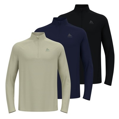 Odlo Herren Laufpullover Midlayer Funktionsshirt Halfzip Essentials Mid Layer