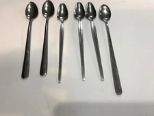 lot of 6 misc. Ice Tea Spoons.......s