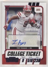 2021 Contenders Draft Picks College Game Ticket Purple Trey Ragas #257 Auto 7ut