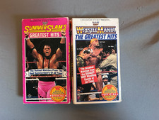 SummerSlam Wrestlemania Greatest Hits VHS Wrestling WWF/WCW Coliseum Video Lot