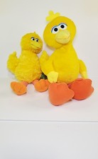 Sesame Street Lot Of 2 Big Bird Cares Kids Plush Stuffed Animal To2