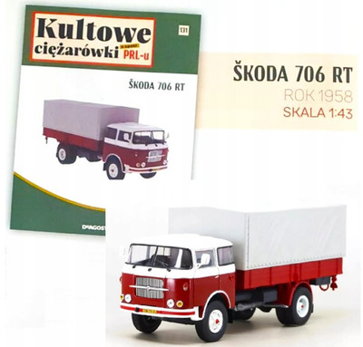 Kultowe Ciężarówki z PRL-u 131 Skoda 706 RT 1:43 PL