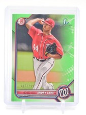 ANDRY LARA 2022 BOWMAN 1ST NEON GREEN PROSPECTS ROOKIE /399 #BP-70 Q0208
