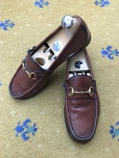 Scarpe mocassini Gucci 1953 Horsebit pelle marrone marrone chiaro uomo UK 7 US 7,5 EU 41