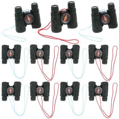 Compact Reusable Plastic Binocular Telescope for Bird Watching Hiking Travel